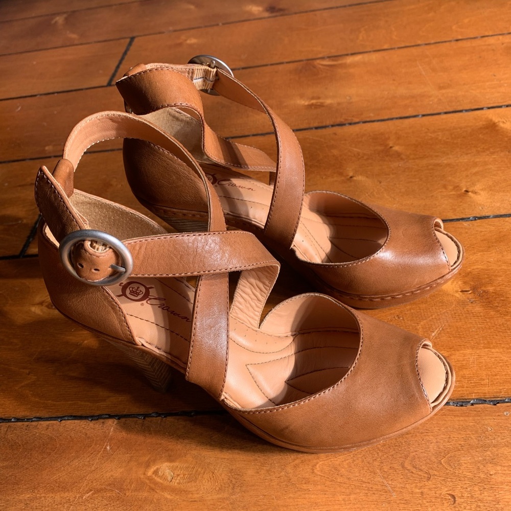 Born heels worn once